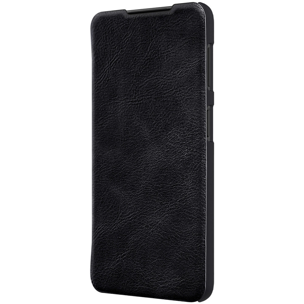 Nillkin Qin læderhylster for Samsung Galaxy A22 4G sort