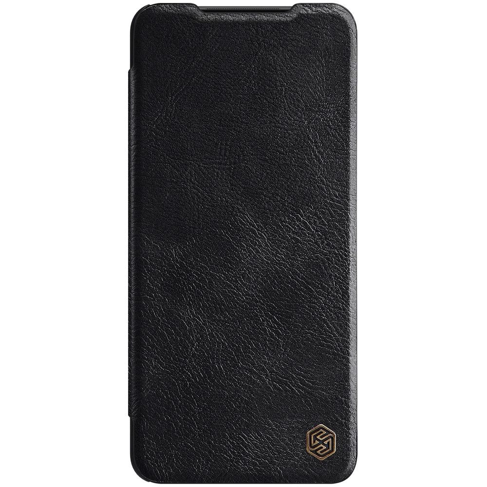 Nillkin Qin læderhylster for Samsung Galaxy A22 4G sort