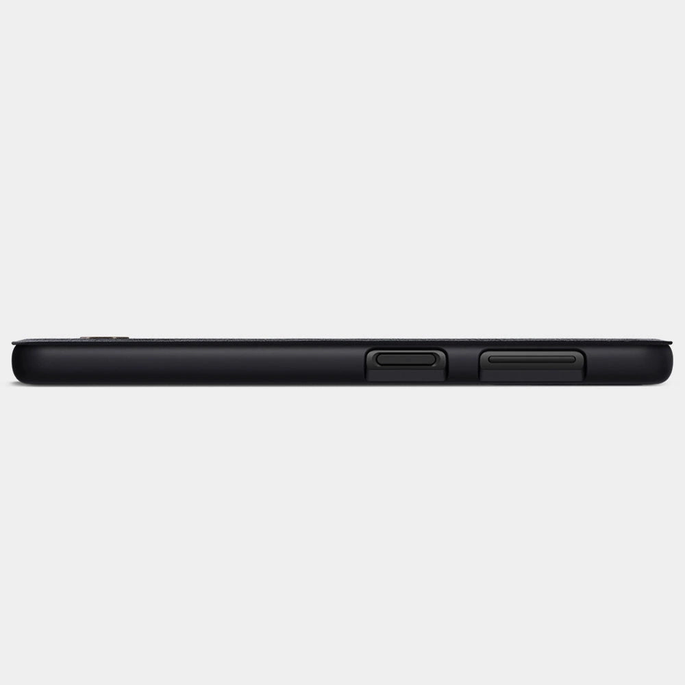 Nillkin Qin læderhylster for Samsung Galaxy A22 4G sort
