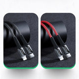 Joyroom S-1224K2 USB-C / Lightning PD-kabel 20W 2.4A 1.2m - rød