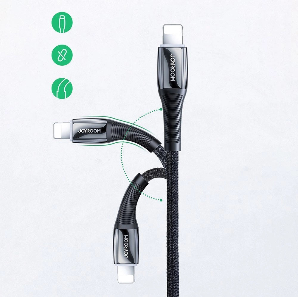 Joyroom S-1224K2 USB-C / Lightning PD-kabel 20W 2.4A 1.2m - rød