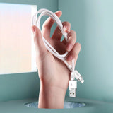 Joyroom flydende silikone datakabel N2 USB-A / Lightning 2,4A 1,2m - sort