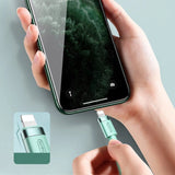 Joyroom flydende silikone datakabel N2 USB-A / Lightning 2,4A 1,2m - sort