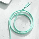 Joyroom flydende silikone datakabel N2 USB-A / Lightning 2,4A 1,2m - sort