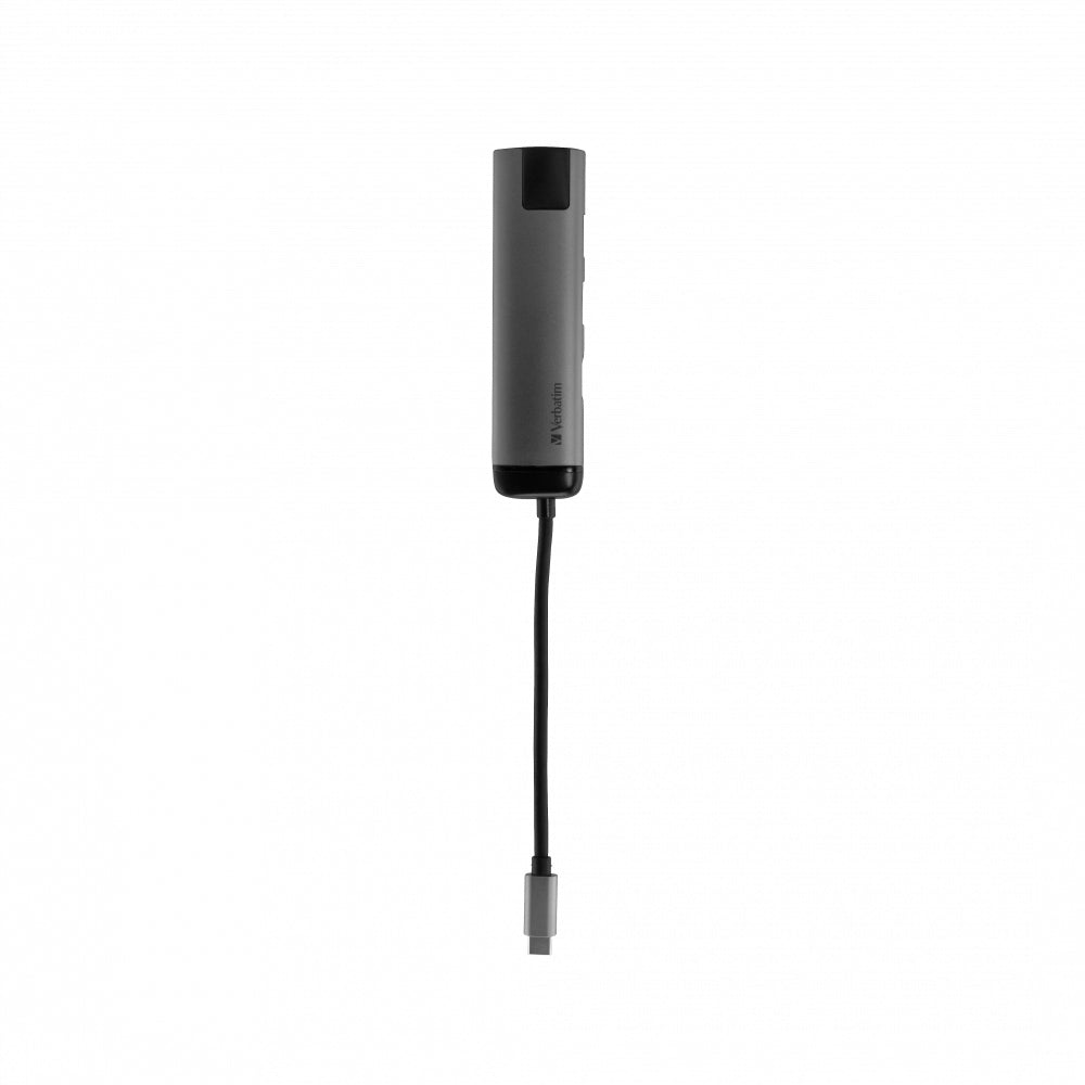 Verbatim 49141 dockingstation USB 3.2 Gen 1 (3.1 Gen 1) Type-C Sort, Sølv