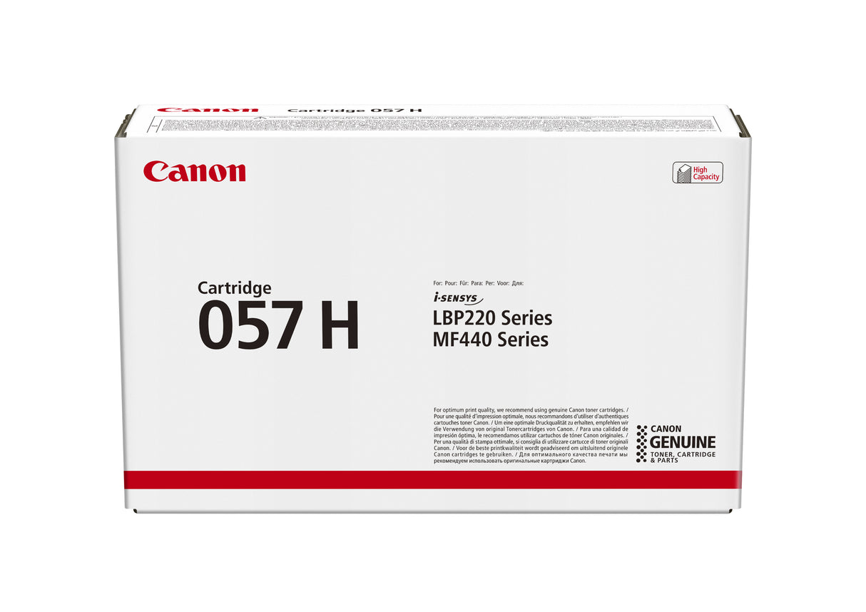 Canon i-SENSYS 057H tonerpatron 1 stk Original Sort