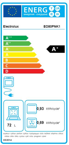 ELECTROLUX EO80PNK1 - OVN TIL INDBYGNING