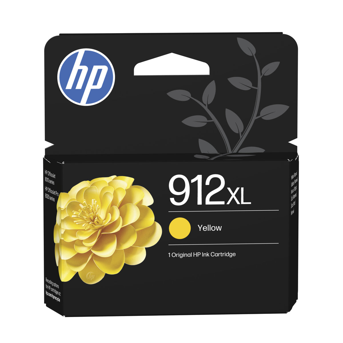 HP 912XL Gul 825 sider Blæk 3YL83AE