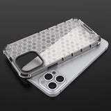 Honeycomb Case rustning med TPU Bumper til iPhone 13 Pro Max sort