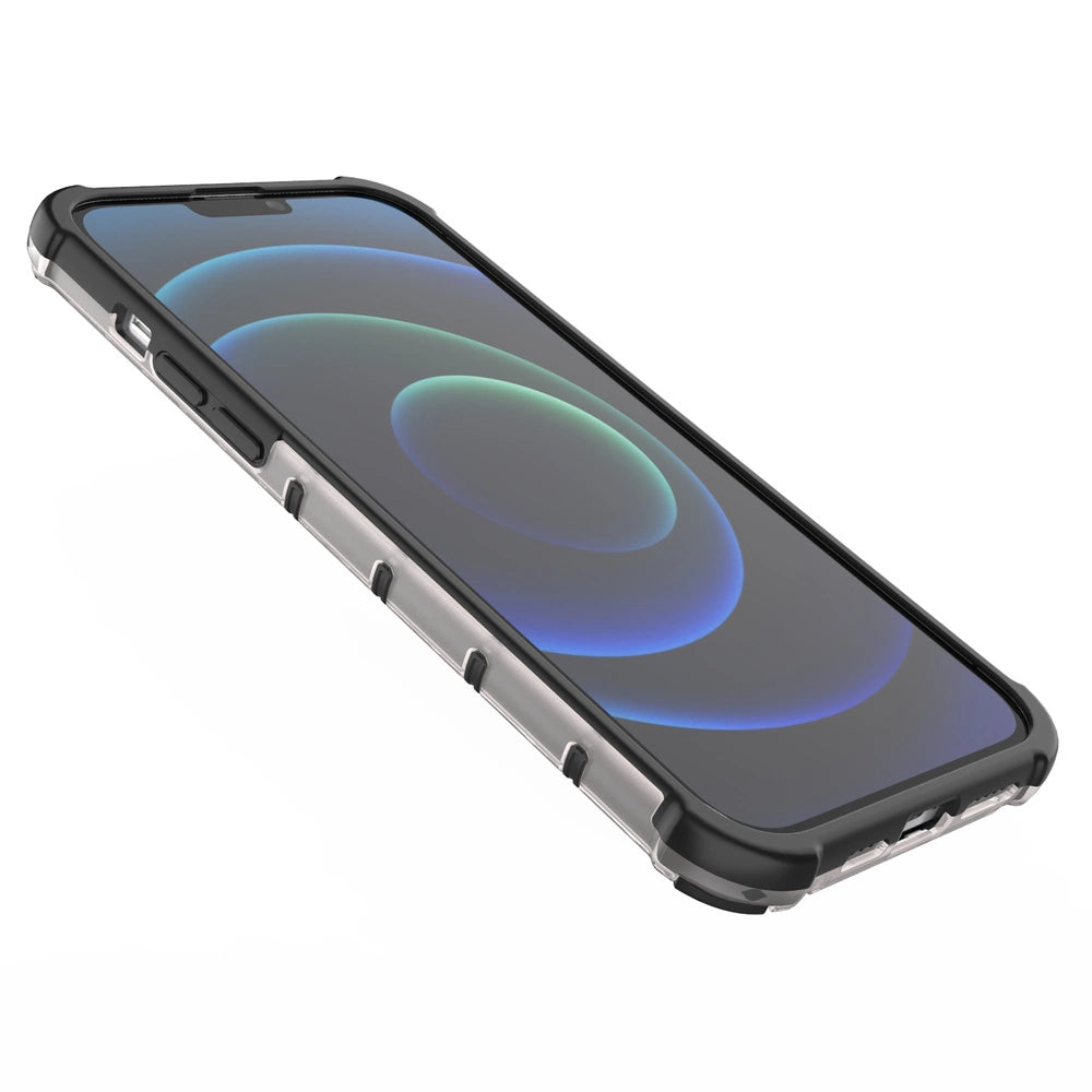 Honeycomb Case armor cover med TPU Bumper til iPhone 13 Pro Max blå
