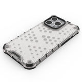 Honeycomb Case armor cover med TPU Bumper til iPhone 13 Pro sort