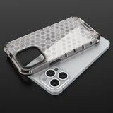 Honeycomb Case armor cover med TPU Bumper til iPhone 13 Pro sort
