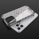Honeycomb Case rustning med TPU Bumper til iPhone 13 Pro rød