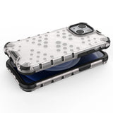 Honeycomb Case rustning med TPU Bumper til iPhone 13 mini rød