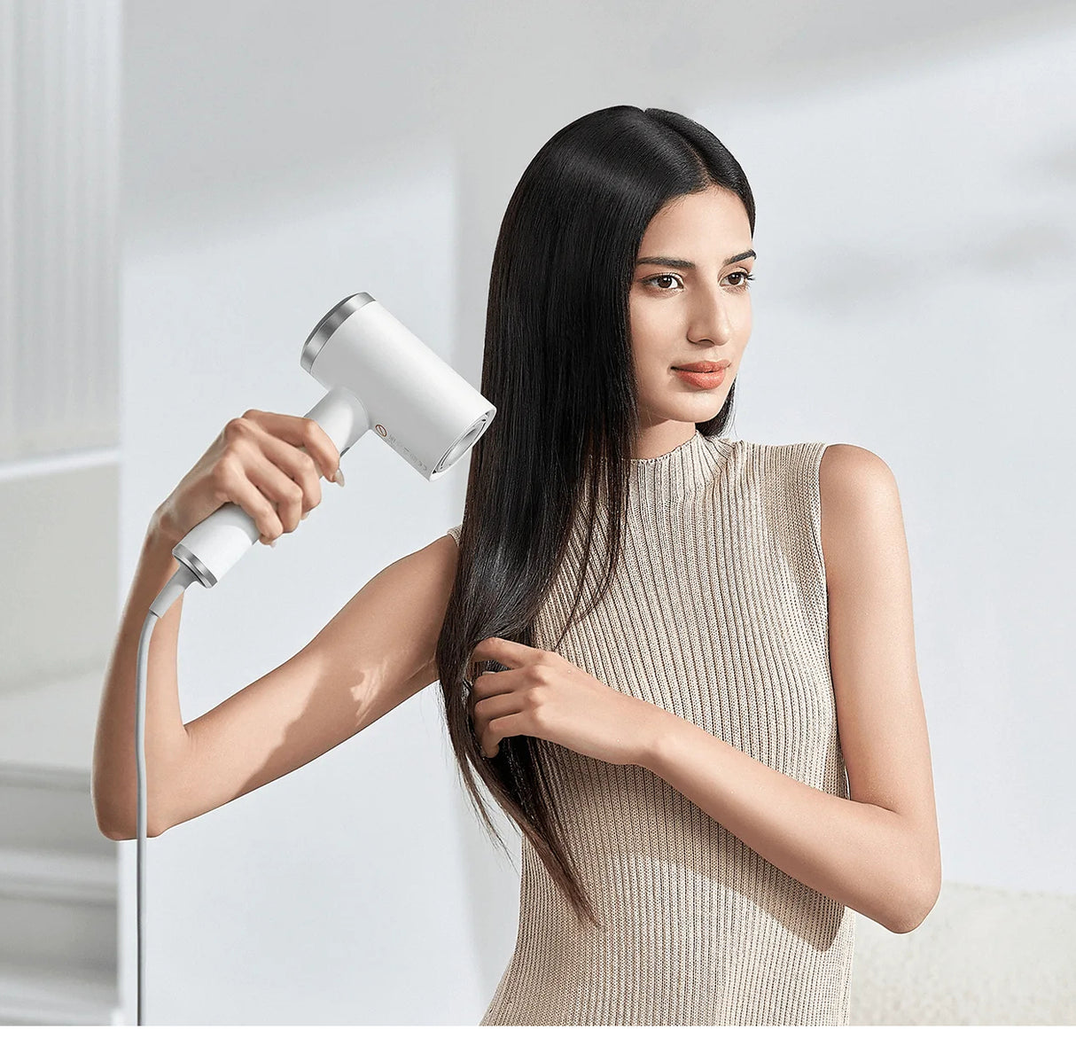 Xiaomi GSHGL01LX hårtørrer 1600 W Sølv, Hvid