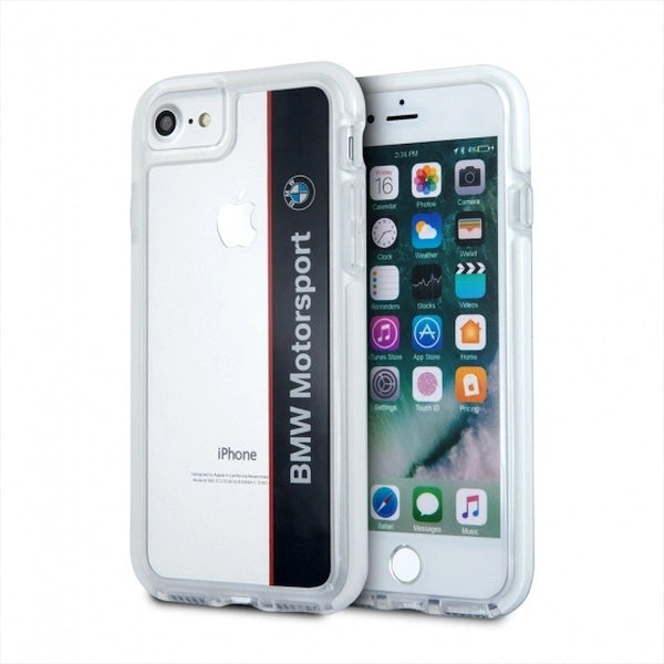 Etui hårdkasse BMW BMHCP7SPVNA iPhone 7 / 8 / SE 2020 / SE 2022 gennemsigtig marine SHOCKPROOF