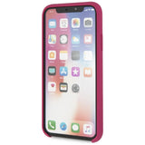 Karl Lagerfeld Silicone iPhone X/Xs Hardcase - Fuchsia