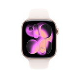 Apple Watch Series 11 GPS 46mm Rose Gold Aluminium Case with Light Blush Sport Band - M/L