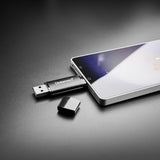 Intenso 3544492 USB-nøgle 256 GB USB Type-A / USB Type-C 3.2 Gen 1 (3.1 Gen 1) Sort