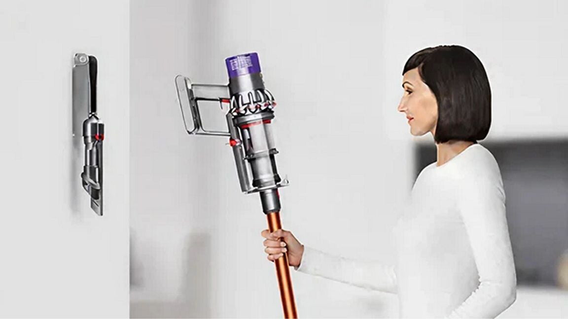 Dyson V10 Submarine 2-i-1 stangstøvsuger Batteri Tør&våd Poseløs 0,76 L Kobberfarve, Grå