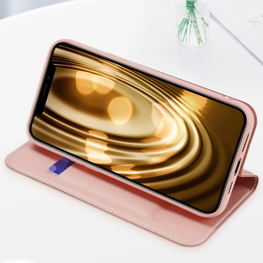 Dux Ducis Skin Pro Bokhylster til iPhone 13 Pro guld