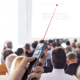 Baseus Orange Dot Wireless Presentation Laser Pointer - Gray (with battery)