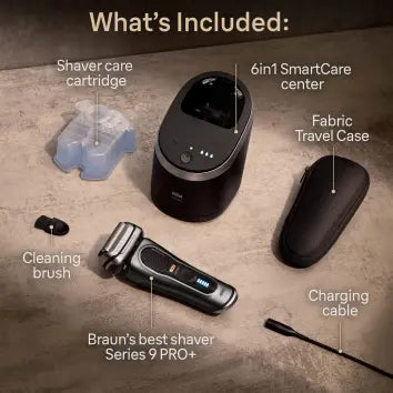 Braun Series 9 Pro+ 9565cc System wet & dry graphite Shaver