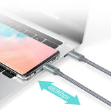 Choetech XCC-1002-GY USB-C - USB-C PD QC kabel 100W 5A 480Mb/s 1,8m - grå
