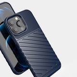 Thunder Case Flexible Tough Rugged Cover TPU Case til iPhone 13 Pro Max grøn