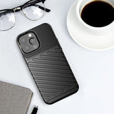 Thunder Case Flexible Tough Rugged Cover TPU Case til iPhone 13 Pro Max blå