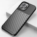 Thunder Case Flexible Tough Rugged Cover TPU Case til iPhone 13 Pro Max blå