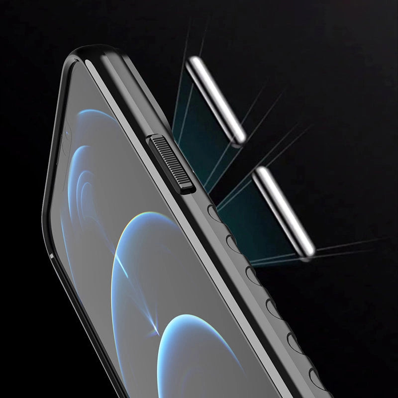 Thunder Case Flexible Tough Rugged Cover TPU Case til iPhone 13 Pro Max sort