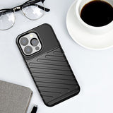 Thunder Case Flexible Tough Rugged Cover TPU Case til iPhone 13 Pro sort