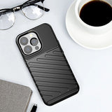 Thunder Case Flexible Tough Rugged Cover TPU Case til iPhone 13 Pro sort