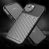 Thunder Case Flexible Tough Rugged Cover TPU Case til iPhone 13 mini blå