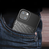Thunder Case Flexible Tough Rugged Cover TPU Case til iPhone 13 mini blå