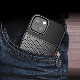 Thunder Case Flexible Tough Rugged Cover TPU Case til iPhone 13 mini blå