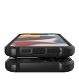 Hybrid Armor Case Tough Rugged Cover til iPhone 13 Pro sort