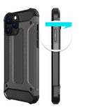 Hybrid Armor Case Tough Rugged Cover til iPhone 13 Pro blå