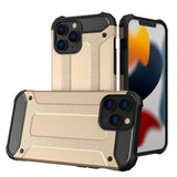 Hybrid Armor Case Tough Rugged Cover til iPhone 13 Pro guld