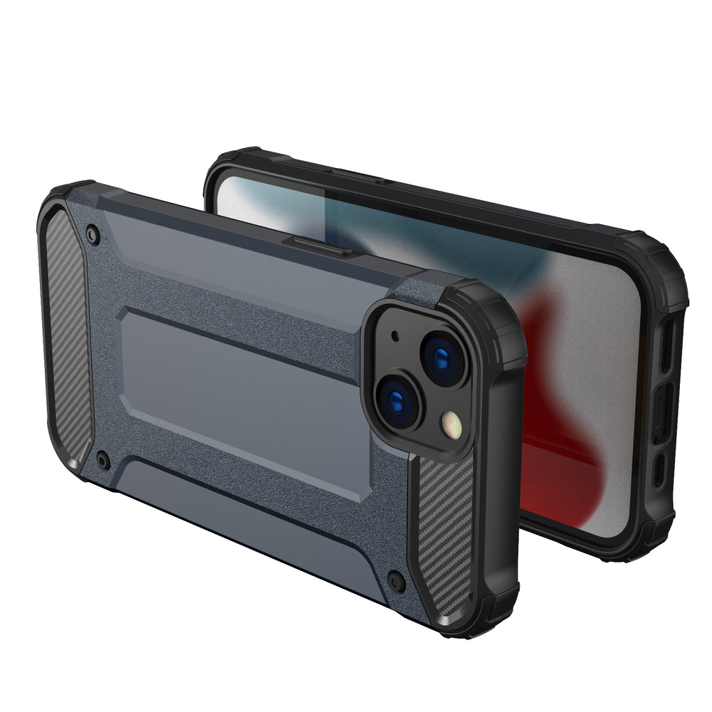 Hybrid Armor Case Tough Rugged Cover til iPhone 13 mini guld