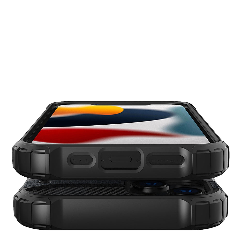 Hybrid Armor Case Tough Rugged Cover til iPhone 13 mini guld