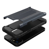 Hybrid Armor Case Tough Rugged Cover til iPhone 13 mini guld