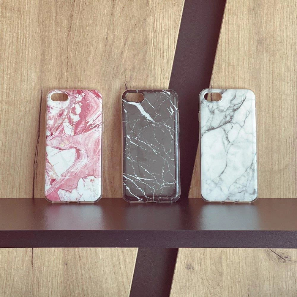 Wozinsky Marmor TPU-foder til Xiaomi Redmi Note 10 Pro hvid