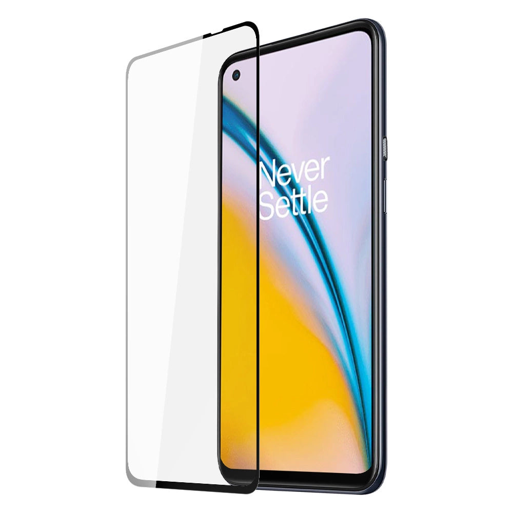Dux Ducis 9D Tough Screen Protector Full Covered med Frame til OnePlus Nord N200 5G sort (case friendly)