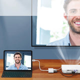 Joyroom S-H141 Lightning (mand) - HDMI FullHD 1080p 60Hz (kvinde) / Lightning (kvinde) adapter - hvid