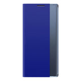 Sleep Case Bookcase Type Case med Smart Window til iPhone 13 Pro Max blå