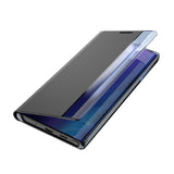 Sleep Case Bookcase Type Case med Smart Window til iPhone 13 Pro Max lyserød