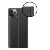 Sleep Case Bookcase Type Case med Smart Window til iPhone 13 Pro blå