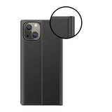 Sleep Case Bookcase Type Case med Smart Window til iPhone 13 blå